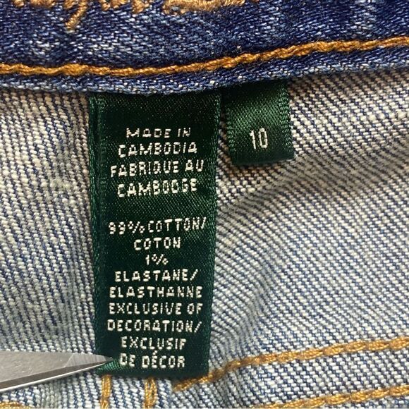 Lauren Jeans Co Ralph Lauren Boot cut Heans Size 10 - Picture 4 of 13